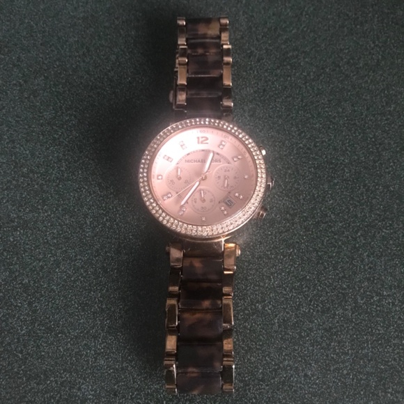 Michael Kors Rose Gold-tone Tortoise Women’s Watch MK5538 - Picture 9 of 16